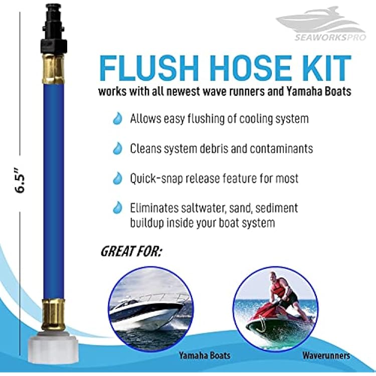 Yamaha OEM WaveRunner / Boat Engine Water Flush Hose – MWV-FLUSH-HS-RD (New)