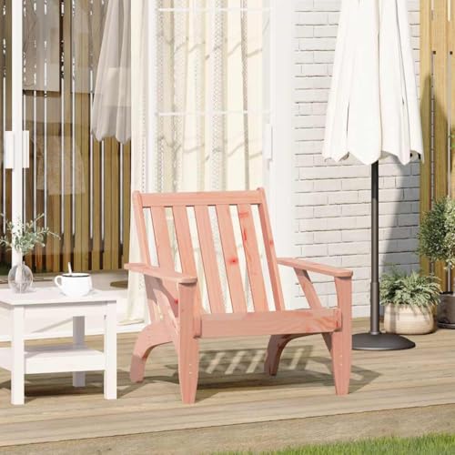 Vetnasa Silla Adirondack de jardín Madera Maciza Douglas 75x77x77 cm Mobiliario, Muebles de jardín, Asientos de Exterior, Sillas de jardín Marrón 9,9 KG