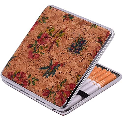 CORKCHO Zigaretten Box, Cigarette Case, Kork Tabak Aufbewahrungsfach, Verantwortungsvoll für die Umwelt, Große Zigaretten Box für 20 Zigaretten, Perfekt zum Verschenken Cover