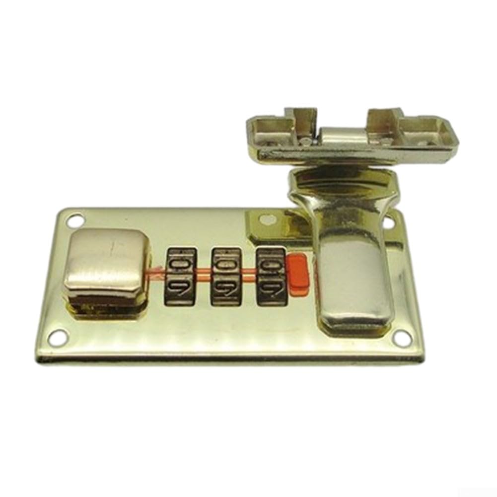 1Set Tool Box Hasp, Luggage Combination Lock, Suitcase Combination Lock