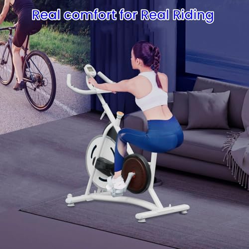 Image of NAYSAYE Exercise Bike, Adjustable Stationary Bikes with Smartphone Mount, Professional Exercise Bike with Digital Pulse Display for Home and Office
