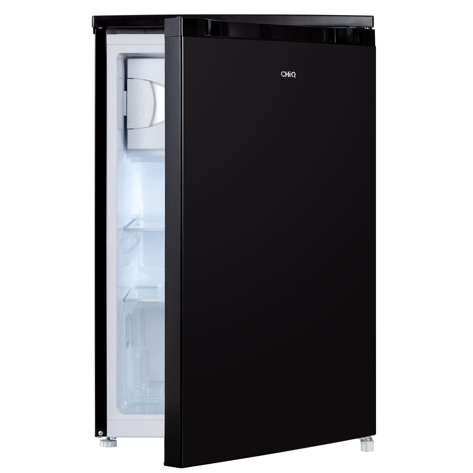 CHiQ Frigorifero Monoporta 107L, Classe Efficienza Energetica D, Nero, Raffreddamento Dual Zone ottimizzato, Bassa Rumorosità 39 dB,Porta Reversibile, Adatto per Casa, Ufficio e Altre Applicazioni