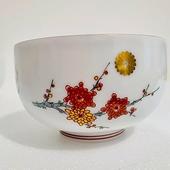 Amazon.co.jp: 有田焼 柿右衛門風 金彩 菊御紋入 仙茶揃(湯のみ