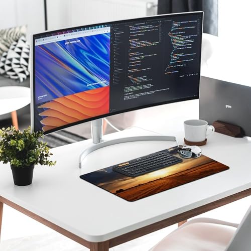 Tapis d'écriture imperméable grand format pour protéger le bureau et stabiliser la souris - 6