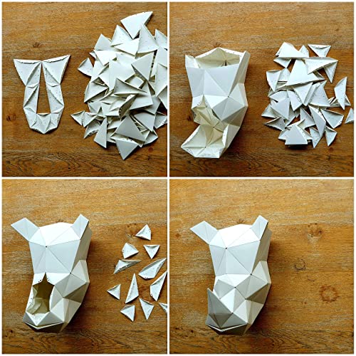 Kit de construction origami CARAPACES Noir jeu créatif géométrique 3D - 6