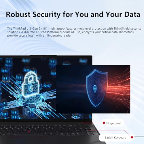 Lenovo ThinkPad L16 Gen 2 Laptop Business 16" FHD+ miniatura 7