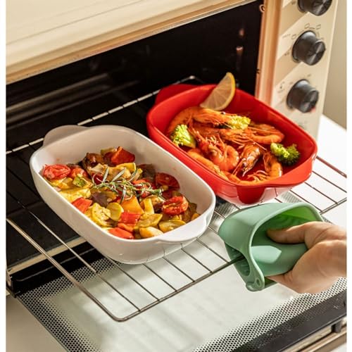 Bol de cuisson en céramique à double oreille anti-brûlure - 6