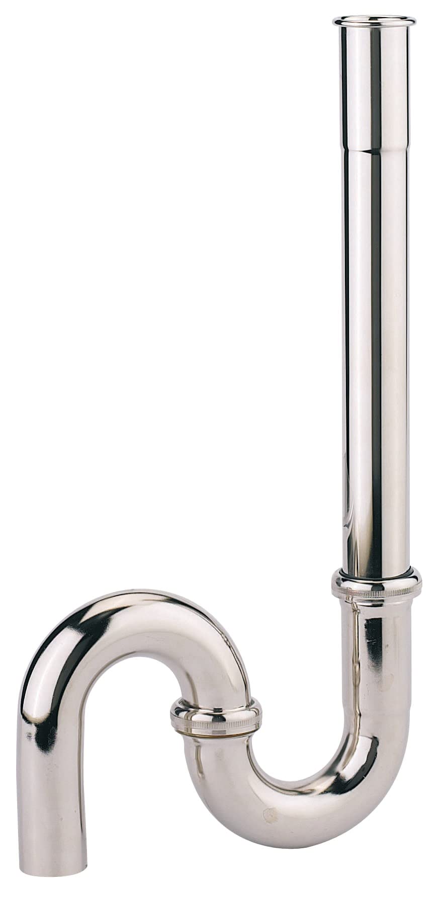 Siphon de machine à laver laiton simple entrée sortie verticale 45120000800