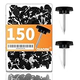 150 PCS Black Flat Push Pins...