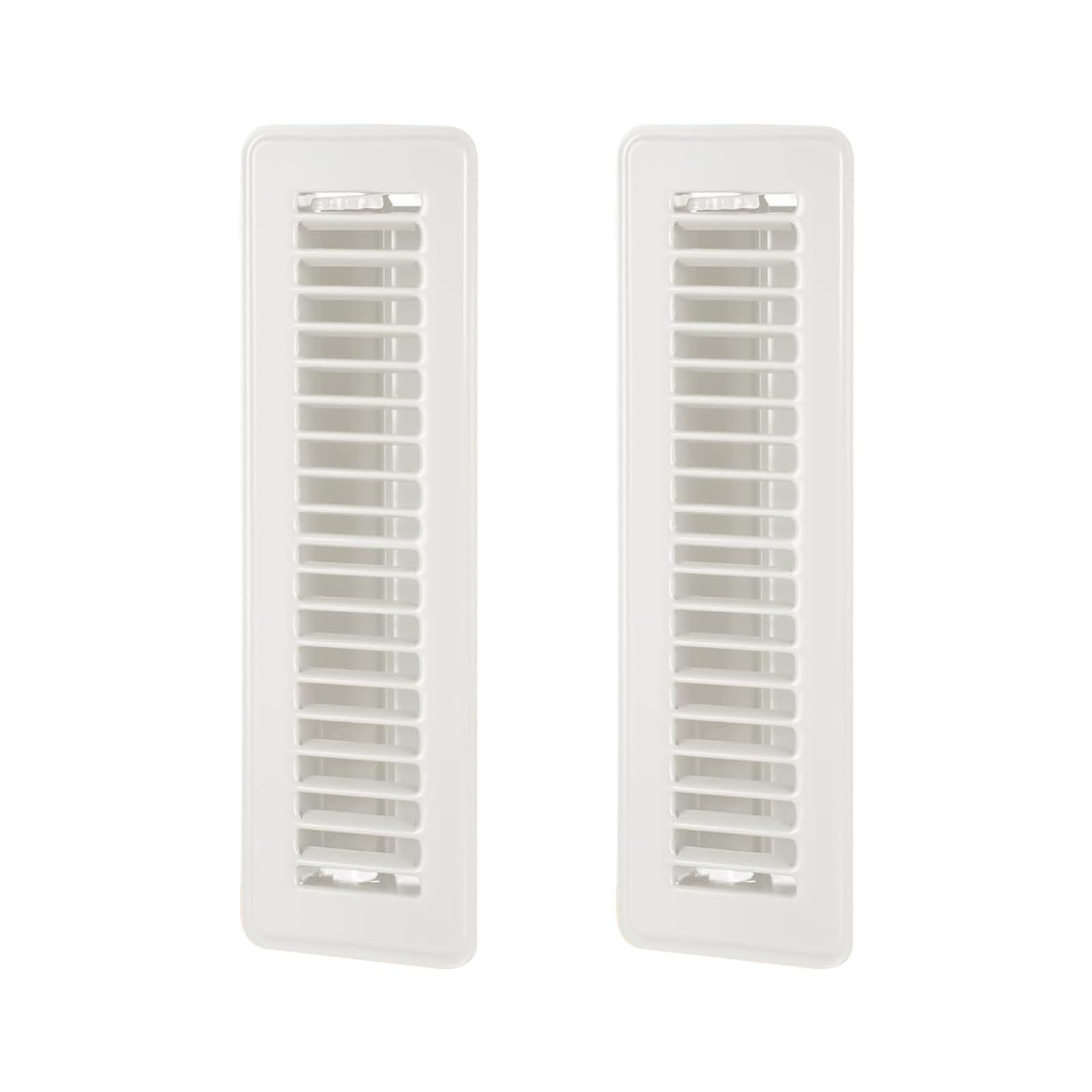2Pcs Efficient Airflows Floor Registers Cover Anti-Blocking Central Conditioner Grille High Efficiency Vent Grille Rustproof Air Cover