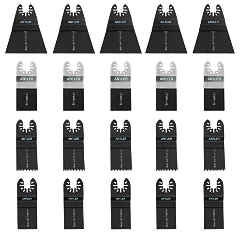 20 Antler Kliinge Kombination A Dewalt Stanley Worx F30 Erbauer Black & Decker Pendel Multifunktionswerkzeug QAB20CBA
