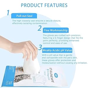   Unscented-Extra-Thick-Pet-Cleaning-Wipes-for-Dogs-CatsDog-Washing-Bathing-Deodorizing-Grooming-Gloves-for-Daily-Care-and-Traveling-with-EDI-Water-Tea-Tree-and-Aloe-Extract-6