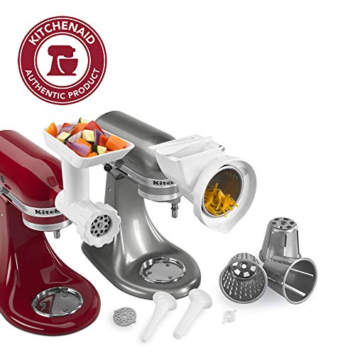 KitchenAid 80127 KGSSA Stand Mixer Attachment with Food Grinder, Rotor Slicer, Shredder and Sausage  - //coolthings.us