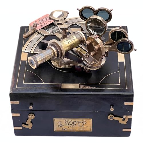 Nautical Sextant J.Scott London Be[W ^J AeB[N ZV t  Lu[V irQ[Vy 5C`