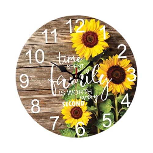 Horloge murale silencieuse et créative de 30 cm pour la maison - 2