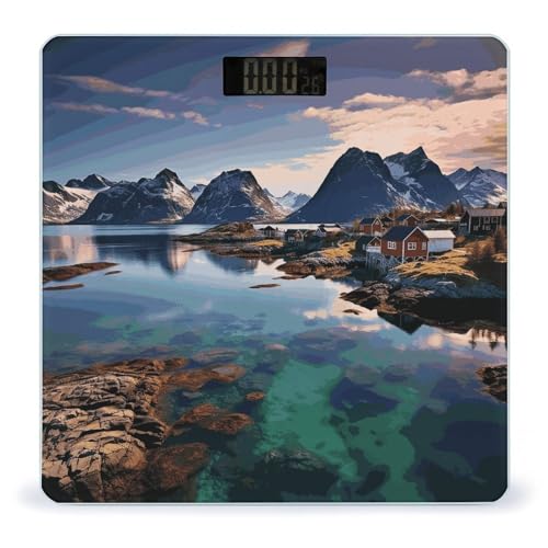 Báscula digital para baño Norway Islands altamente precisa