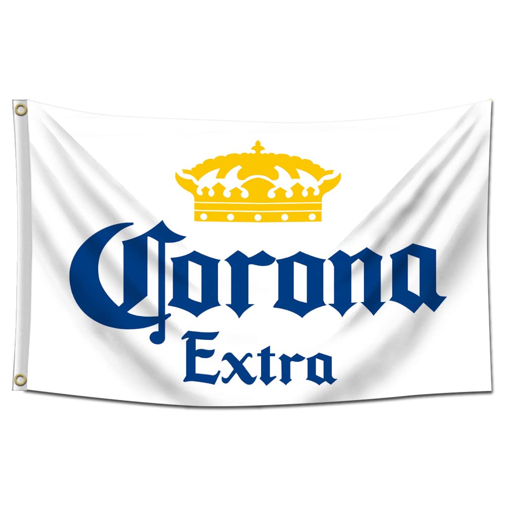 Flag for Corona Extra's Beer Flag 3x5Ft Cool Beer Banner for Outdoor College Dorm Room Bedroom Living Room Wall Decotration