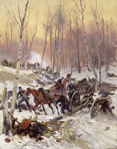 Affiche Combat d'artillerie dans un bois Detaille pour habiller un mur vide de bureau 60x90cm