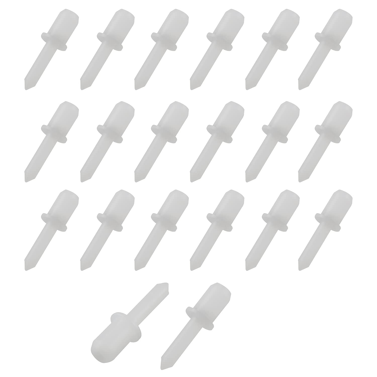 ZZLZX Standard Nylon Shutter Pins 20PCS Shutter Louver Repair Pins Non-Retractable