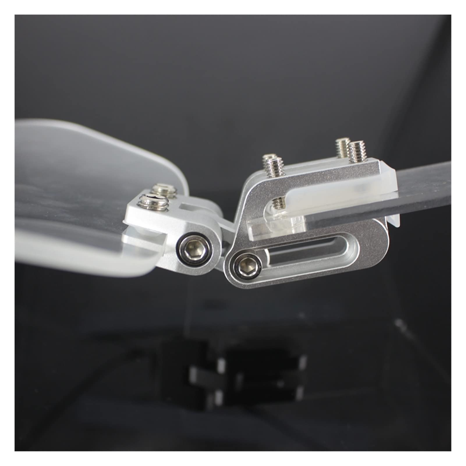 Deflettore Vento Moto Parabrezza per S1000RR S1000XR S1000R per HP4 R Nove T per RnineT Universale Motociclo Regolabile Parabrezza Spoiler Deflettore Protector