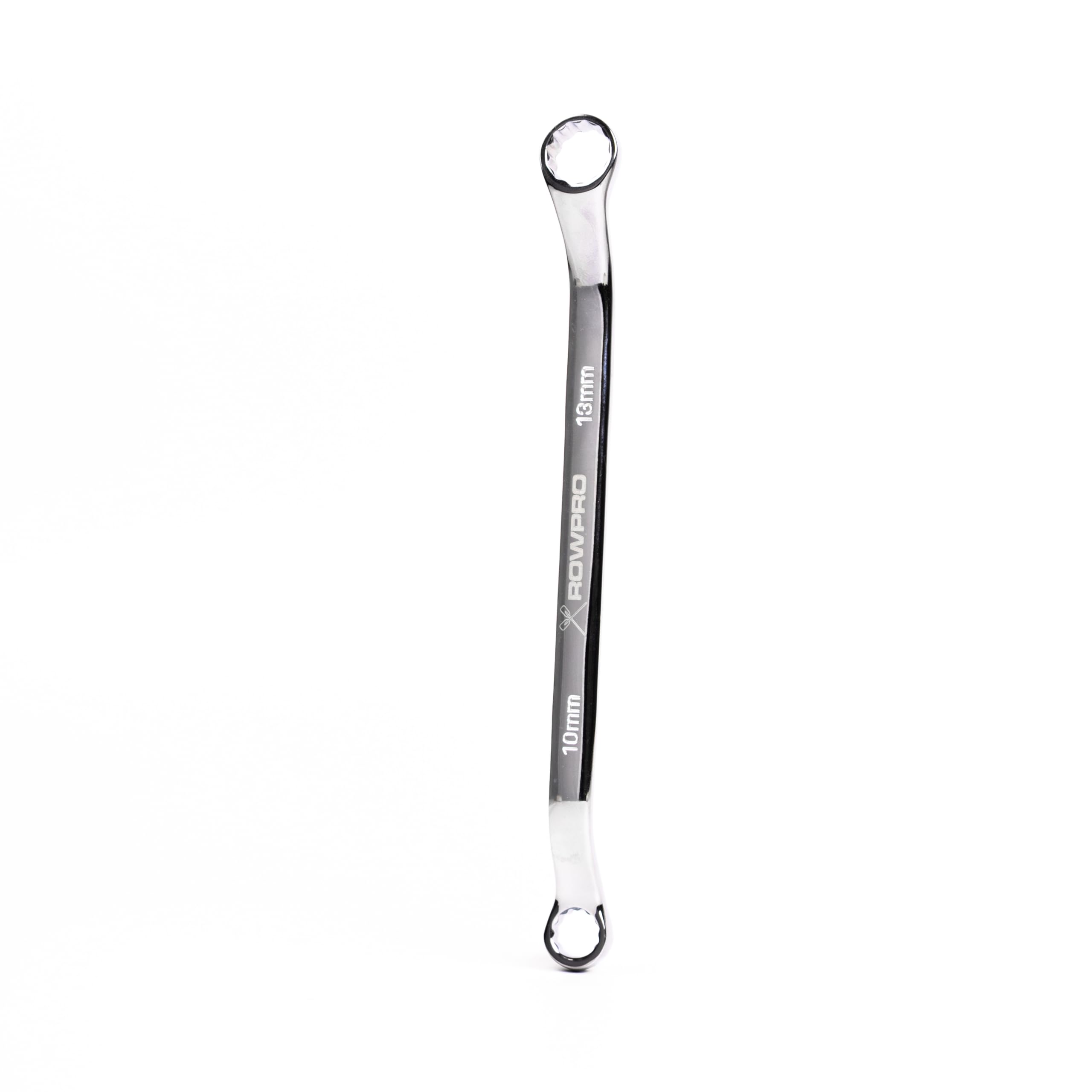 ROWPRO Rigger Jigger 10mm 13mm Offset Spanner, Chrome Dual-End Rowing Wrench for Boat Rigging, Lightweight Tool for Rowers - Image 4