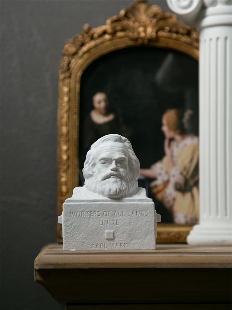 Amazon.co.jp: マルクスバストカールマルクス像彫刻ドイツ哲学者社会