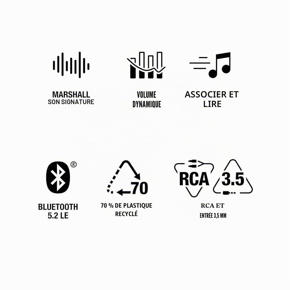 Marshall Stanmore III Haut-Parleur Bluetooth - Noir