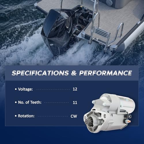Reemplazo de Arrancador para Continental Lycoming 2.0kW 12V 11 Dientes Denso OSGR miniatura 2