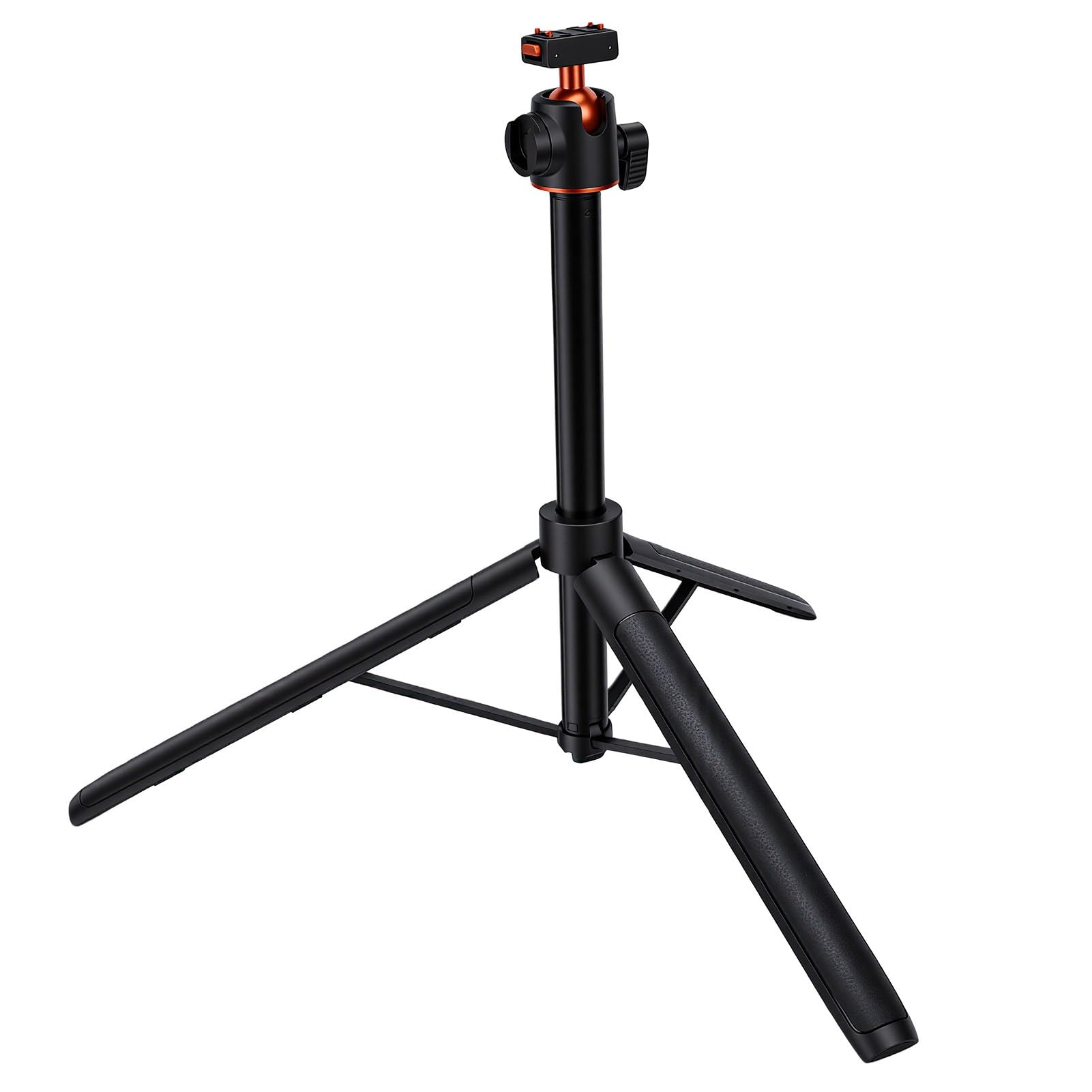 Bewinner Treppiede Magnetico per Selfie Stick per Ace Pro 2 X5, Treppiede per Fotocamera Allungabile a Sgancio Rapido da 4,6 Piedi, Impugnatura Robusta con Attacco per Slitta Fredda in Lega di