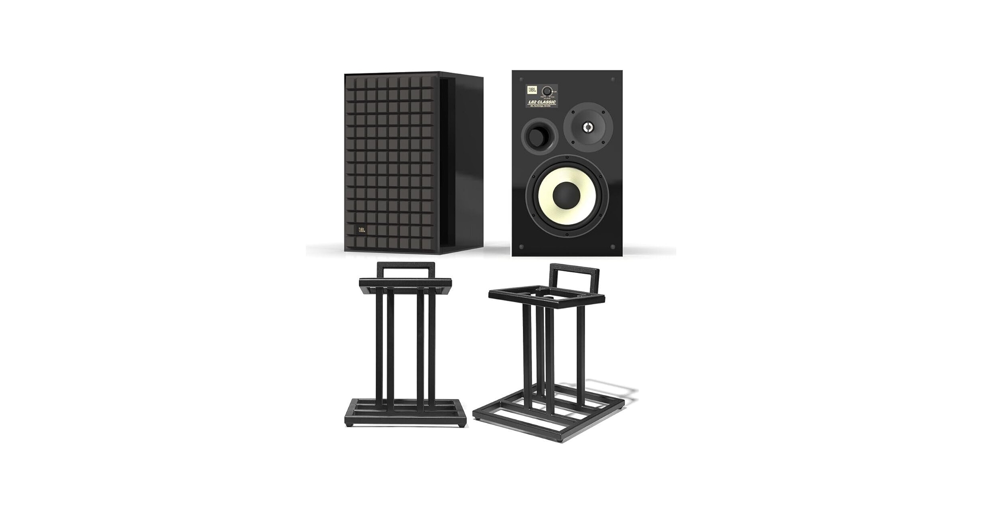 【美品】 JBLスピーカー L82 classic ペア スタンド付き JBL L82 Classic MK2 ORANGE + JS-80 オレンジ(ペア) ブック