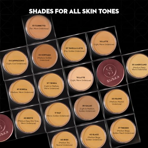 Image of SUGAR Cosmetics Mettle Cream To Powder Foundation | For All Skin,Full Coverage & Matte | 12gm - 40 Breve (Medium Beige, Warm Undertone)
