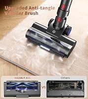 Zulyxio The Cordless Handheld Vacuum Cleaner Features a smart LED Display and an Anti-Tangle Brush roll; its Lightweight, self-Standing Design Meets Everyday Home Cleaning Needs. — image 5