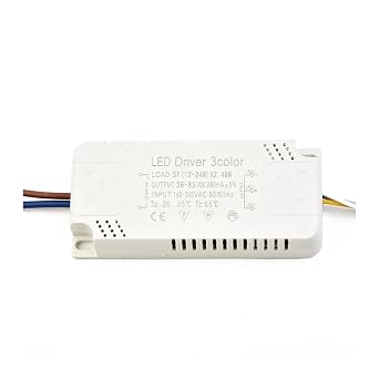 LED Driver 3color Adapter 8-24W 20-40W 30-50W 40-60W 50-70W for Lighting Non-Isolating Transformer Replacement8-24W