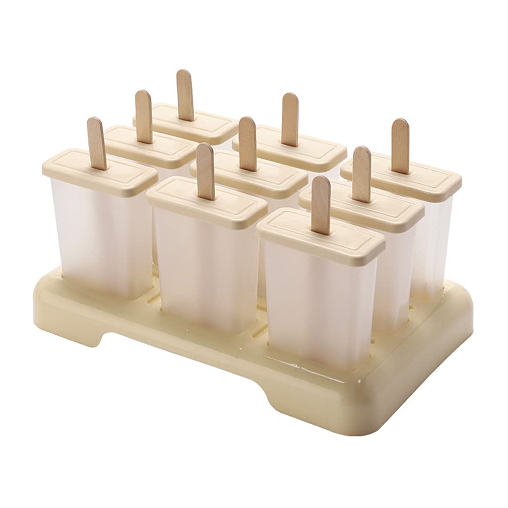 Jazuaiao Beige Ice Cream Makers Ice Cream Mold For Mold Safe Can Be Disassemb Molds For Homemade