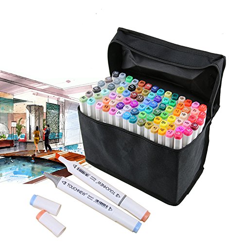 Alkohol Tinte Permanent Markers Set mit 80 Farben