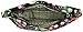 Vera Bradley Women's Cotton Triple Zip Hipster Crossbody Purse, Winter Berry, One Size