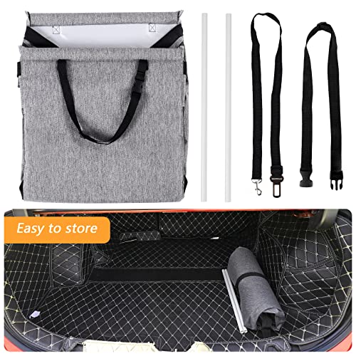 Dog Car Seat for Pet Travel with Waterproof Pad, Half seat Dog Hammock,Harness Hook, Breathable Mesh, and Adjustable… - Image 7