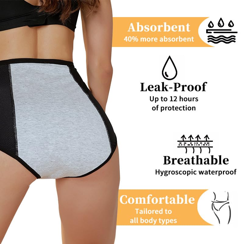 Soutien du plancher pelvien et culotte anti-fuite grande taille pour rester active après 60 ans - 5