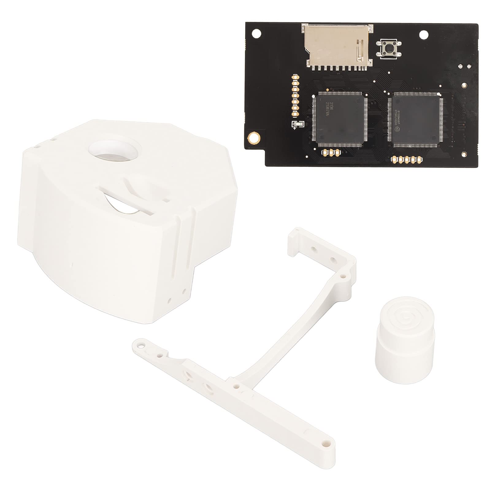 Generic Akcesoria do Konsoli do Gier, Zestaw Płytek do Symulacji Napędu Optycznego V5.15b z Szybkim Odczytem i kartą Pamięci 64 GB dla Hosta VA1 (WHITE)