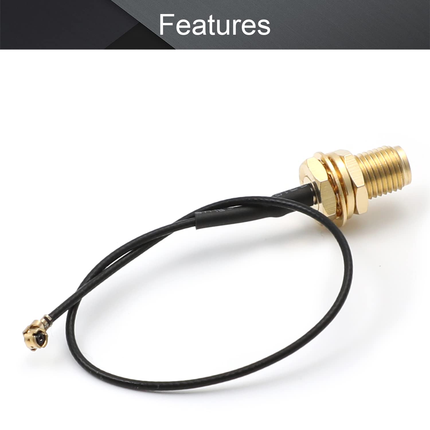 Aexit RF1.13 IPEX 1 Femmina A RP-SMA-K Antenna WiFi Pigtail Cable 20cm Ner-o ID: 186657 - Foto 9