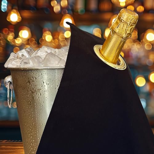 Paños para botellas de algodón para enfriar vinos en cenas y eventos elegantes 3