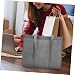 Healifty 3stücke Große Wiederverwendbare Einkaufstaschen Stofftaschen Faltbare Einkaufstaschen Tragbare Aufbewahrungstaschen Trolley-taschen für Reisen und Alltag