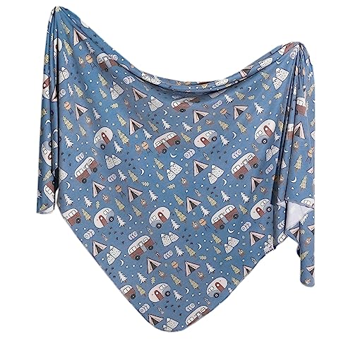 Image of Copper Pearl Baby Swaddle Blanket - Premium Knit Baby Blanket, Large Soft Stretchy Receiving Blankets for Baby Boy and Girl, Swaddles for Newborn, Infant, and Toddler (Bridger)