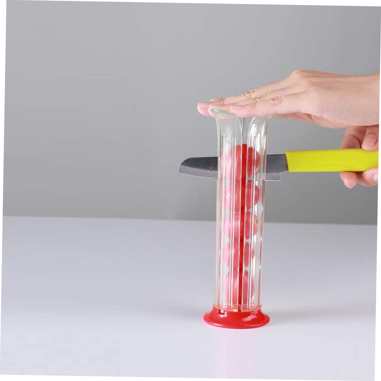 2 Pcs Fruit Cutting Tool Tomato Slicer Adjustable PP Ps Cutter