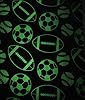 YnM Luminous Glow in The Dark Duvet Cover for Weighted Blankets(Football, 41''x60'') #3