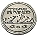 Produktbild XCBW 3D 4x4 Trail Rated Emblem Abzeichen Auto Schnee Berg Aufkleber für J-eep Wrangler Cherokee Liberty,E