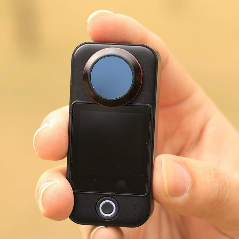 Juego de filtros UV CPL ND8/16/32/64 para SJCAM C300/C400, 6 piezas de filtros de lente de vidrio óptico con funda protectora, compactos 6 x 6 x 2 cm para fotografía al aire libre