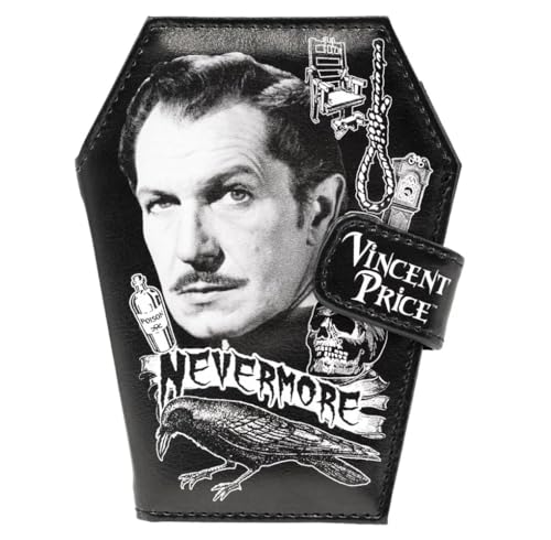 kreepsville 666 Vincent Price Nevermore Horror Coffin Wallet