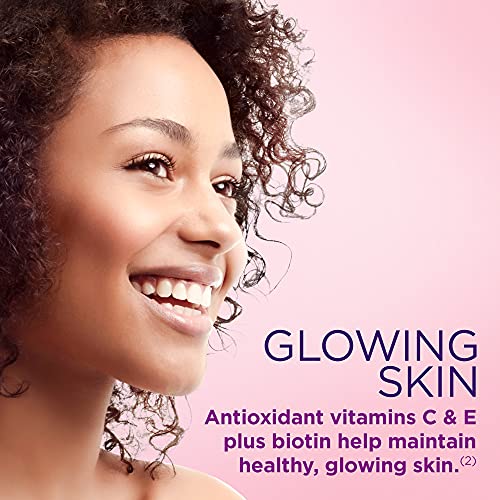 Nature's Bounty Hair, Skin & Nails Rapid Release Softgels, Argan-Infused Vitamin Supplement With Biotin And Hyaluronic Acid, Supports Hair, Skin, And Nail Health For Women, 150 Count #TOP2