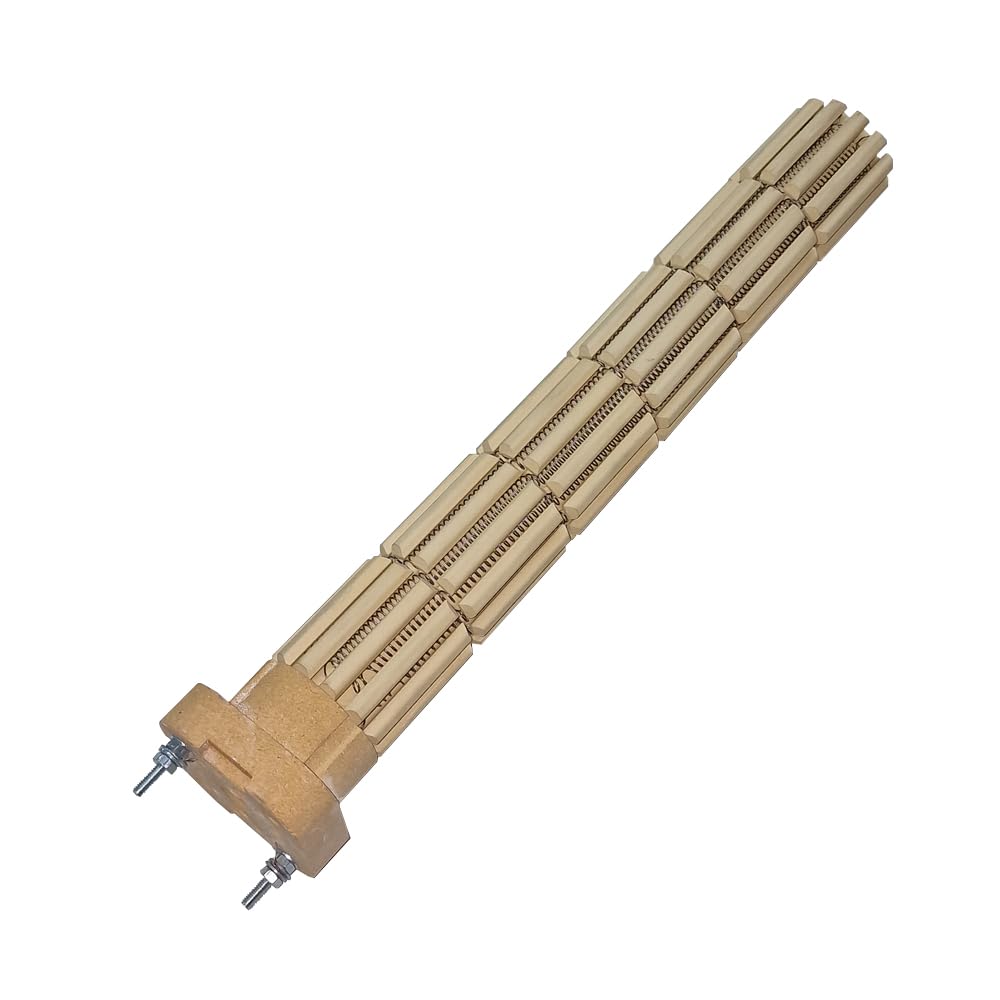 Resistencia ceramica termo electrico 1500W - 230V - Diametro 47x6 Piedras - Longitud 320mm +-5mm